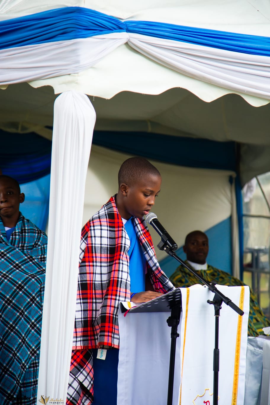 Young leader speaking